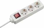 Bachmann Three-way Plug Adaptor - 384 272s Selly 3-way Power Strip With Switch 1 5m White H05vv-f 3g1 50mm² With Increased Touch Protection