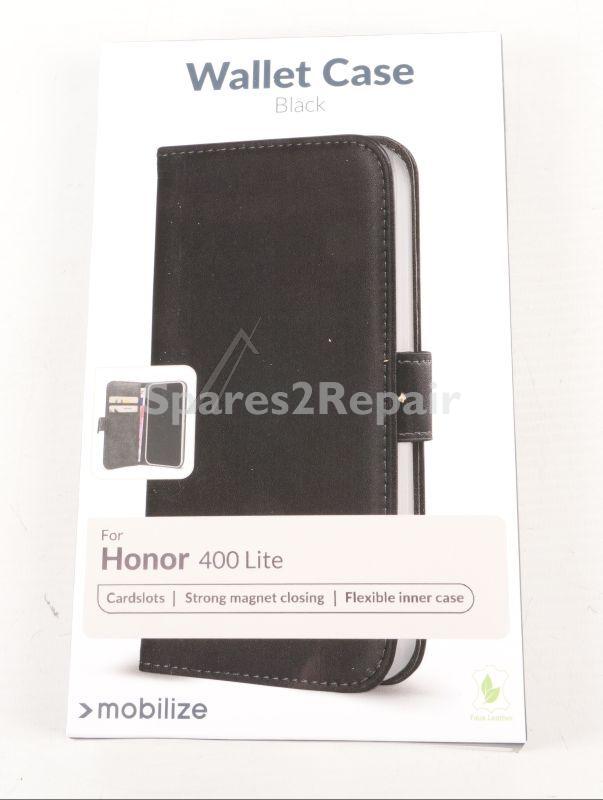 Mobilize Leather Bag Gsm - 81373 Mobilize Classic Gelly Wallet Book Case Honor 400 Lite Black