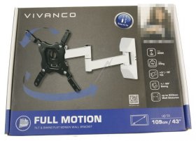 Vivanco Tv Wall Mount - Bfmo 6020 W 39501 Tv Wall Mount For Screens Up To 109cm