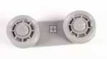 Compatible Roller For Dishwasher Basket - Guiding Roller Top Alternative For Bauknecht