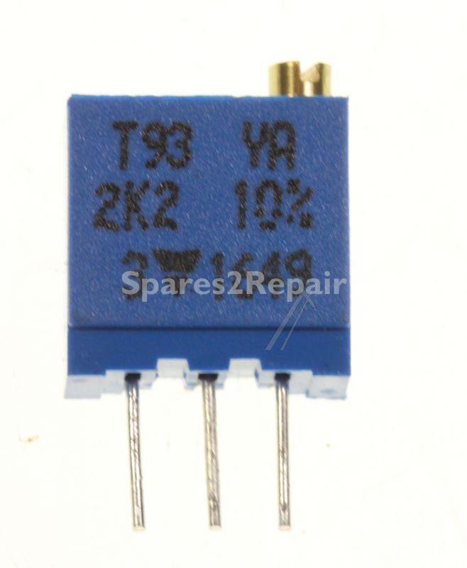 Vishay Adjustable Trimmer 0.5w - 2 2k-0 5w-85°c Keramik-spindeltrimmer 9 7x5mm Rm=2 45mm 22 Windungen