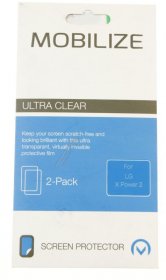 Mobilize Display Protective Film - 48398 Mobilize Clear 2-pack Display Protection Film Lg X Power 2