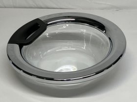 Washing Machine Window - C00287794 482000031805 Door Frame+glass Hot-ari Chrome [Whirlpool Indesit]