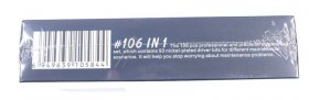 Jakemy Tools - Jm-8177 Compact Pro Screw Driver Set 106-pcs