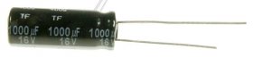 Panasonic 16v Radial Electrolytic 105 De - 1000uf-16v Elcap Radial Pan 105° 8x20mm -rohs-