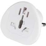 Vivanco Travelling Plug Set - Ta World-eu Reisestecker Welt - Europa, Weiss