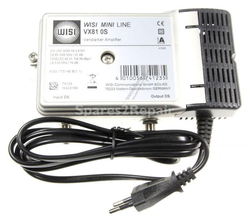 Wisi Indoor Amplifier - Vx 81 0s HausanschlussverstÄrker, 1 Ghz, Nach Kdg 1ts140, , 1 StÜck,