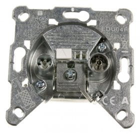 Triax Aerial Outlet Sockets - Edu 04 F Antennadose Edu 04 F For Sat-bk