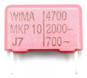 Wima Pulse Capacitors - 4700pf-2000v Mkp10 Capacitor For Pulse Applications Pcm=15