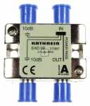 Kathrein 2 Way Aerial Splitter - Ead 08 2fach-f-abzweiger 11db 5-2400 Mhz