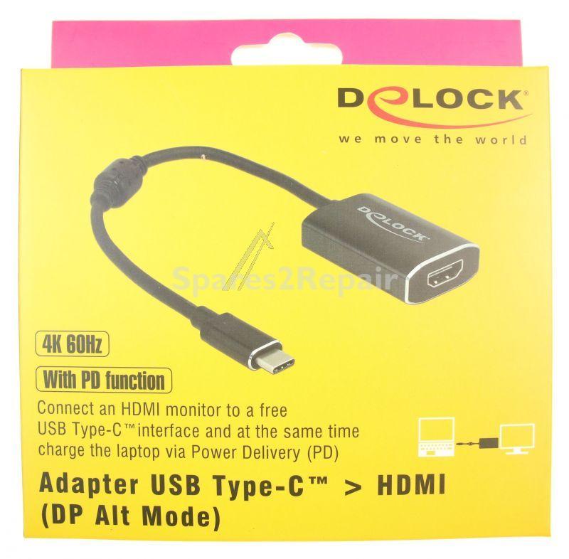 Delock Usb-adaptor - Adapter Usb Type-c Stecker > Hdmi Buchse (dp Alt Mode)