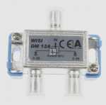 Wisi Sat-, Bk- And Terrestrial Div - Dm 12 A Sat-splitter, 2-holes, 6 Db, 1 Pc, 5...2400 Mhz, Dc-bypass