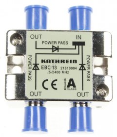 Kathrein 3 Way Splitter Sat/terr/wb - Ebc 13 3fach-f-verteiler 5-2400 Mhz Schirmklasse A
