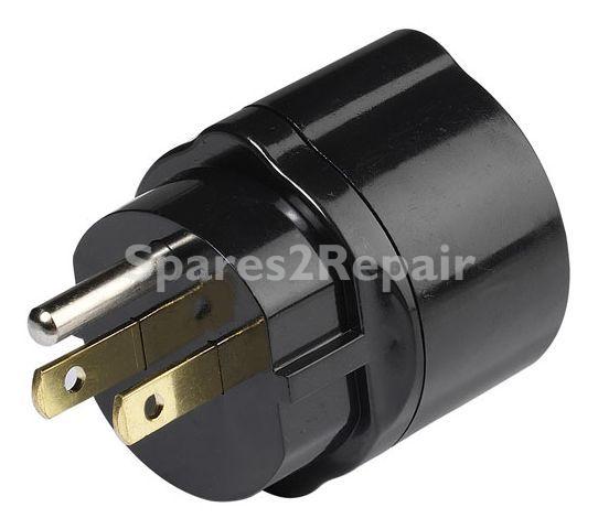 VIVANCO Travelling Plug Set TA EU/USA US > EU OUTLET ADAPTER, MAX 250V-15A-50HZ 28694
