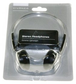 VIVANCO Headphones SR 3030 STEREO HEADPHONES, EXTRA LIGHT, BLACK 32253