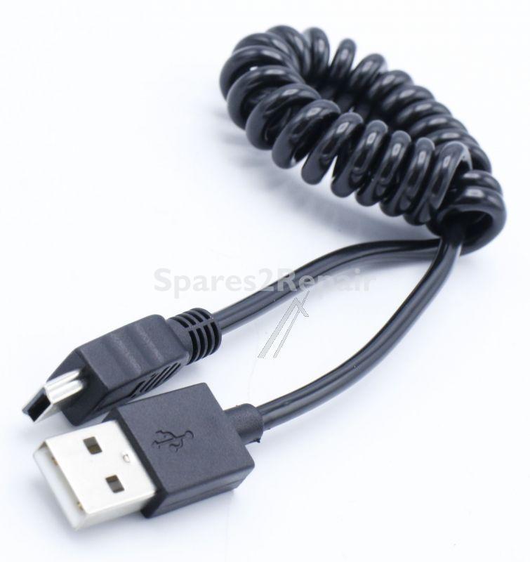 Delock Usb connector - 83164 Cable Usb 2 0-a Male > Usb Mini Male Coiled Cable