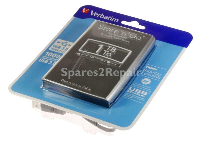 Verbatim Usb 2,5" Hard Discs - Store´n´go 1tb -usb3.0 Festplatte, Sl