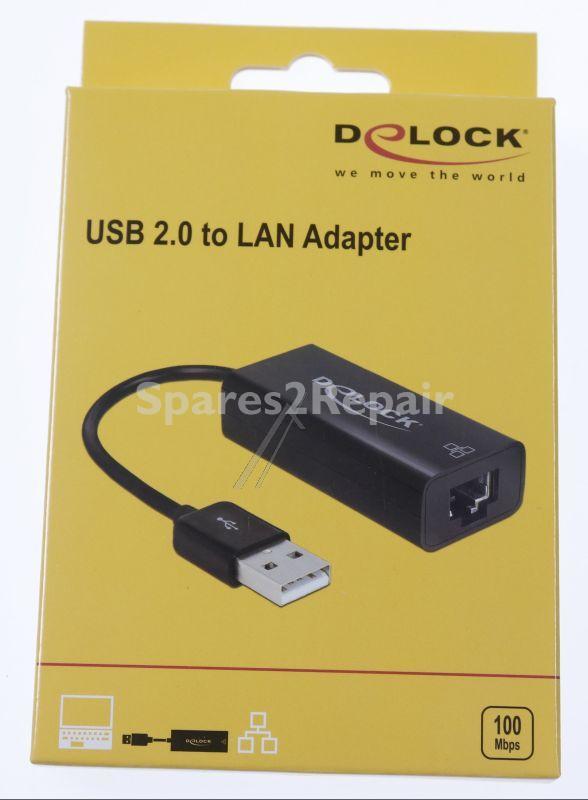 Delock Usb Network Adapter - 62595 Adapter Usb 2 0 > Lan 10-100mb-s