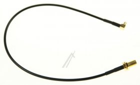 Delock Aerial Connecting Cable - Antenna Cable Rp-sma Jack Bulkhead > Mcx 90° Plug 320 Mm