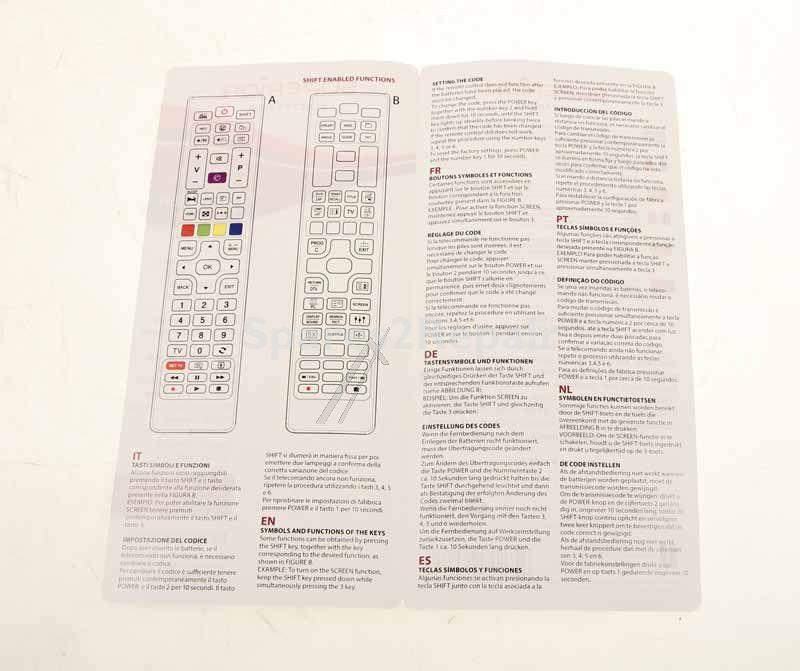 Superior Universal Remote Control - Smart Suptrb018 Universal Remote Control For Telefunken And All Vestel Tvs