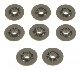 Whirlpool Indesit Roller For Dishwasher Basket - C00637324 Kit 8 Wheels For Basket Stabilit