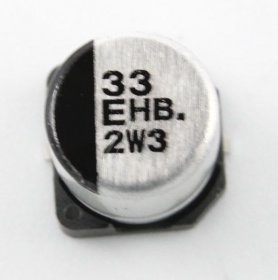 Panasonic Electrolytic - Eeehb1e330p Aluminum Electrolytic Capacitor 33uf 25v 20% Smd