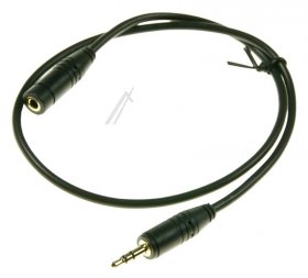 Delock Jack Connector - Stereo Jack Extension Cable 3.5 Mm 3 Pin Male > Female 0.5 M