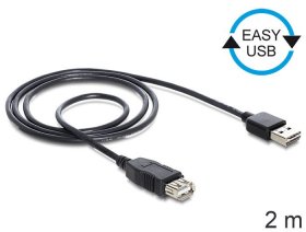 Delock Usb-connector - Extension Cable Easy-usb 2.0-a Male > Usb 2.0-a Female 2 M