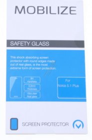 Mobilize Display Protective Plastic Film - 52026 Mobilize Glass Screen Protector Nokia 3 1 Plus