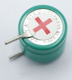 Varta Back-up Battery (capacitor) - 3-v15h S Da Nimh Knopfzellen Akku, Ø 11.5mm, 1 Pin LÖt-anschluss