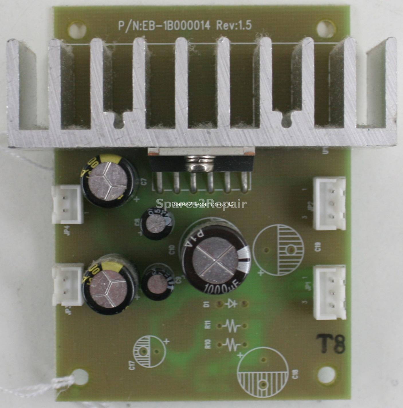 Akai PDP4249G - AMP Board - EB-1B000014 - Rev:1.5