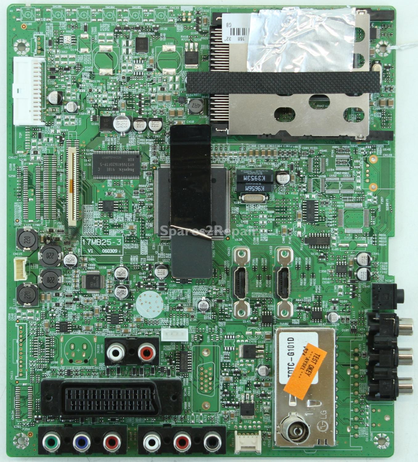 Alba LCD32880HDF - Main AV - 20456227 - 17MB25-3 V1 - 060309