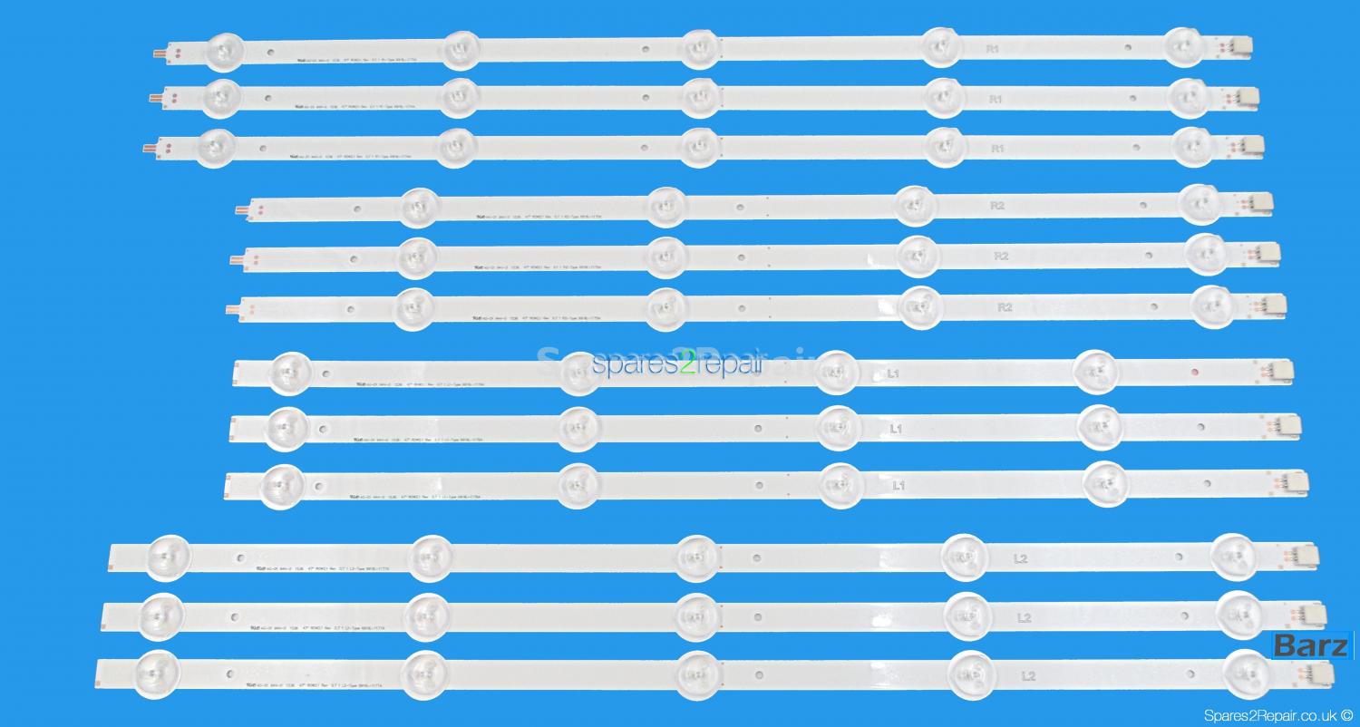 LG 47 inch Full LED Backlight Array - LC470DUE SF - 6916L-1259A - 6916L-1260A - 6916L-1261A - 6916L-1262A