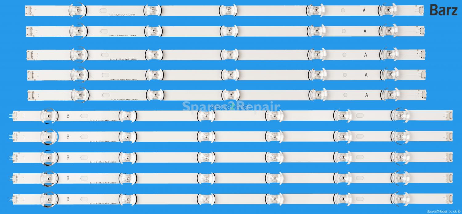 LG 55 inch Full LED Backlight Array - LC550DUE FG - LC550DUH FG - 6916L-1989A - 6916L-1990A - AGF78401601 - AGF78401701