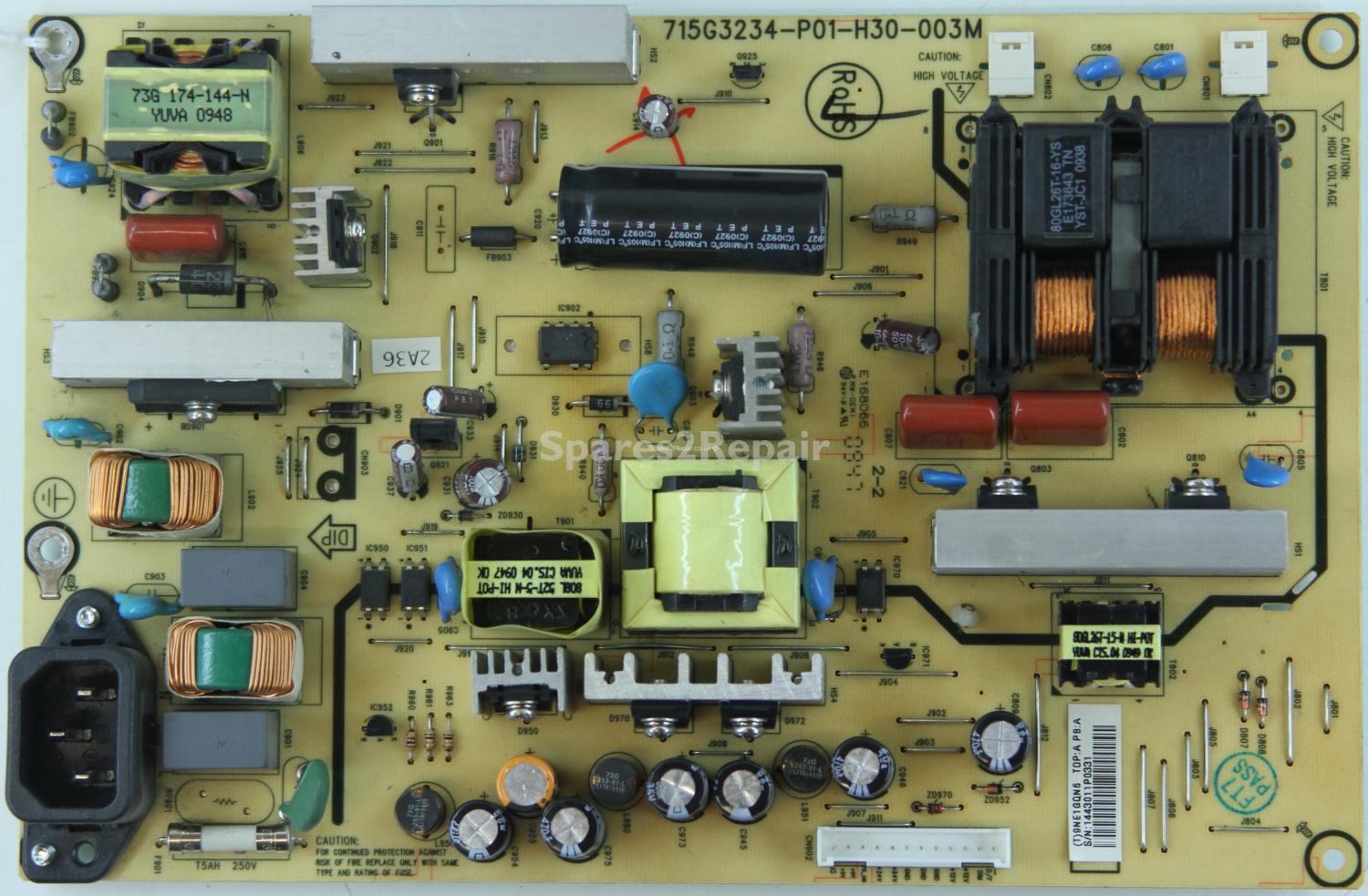 Bush A632N - PSU - 9NE1GQN6 - 715G3234-P01-H30-003M