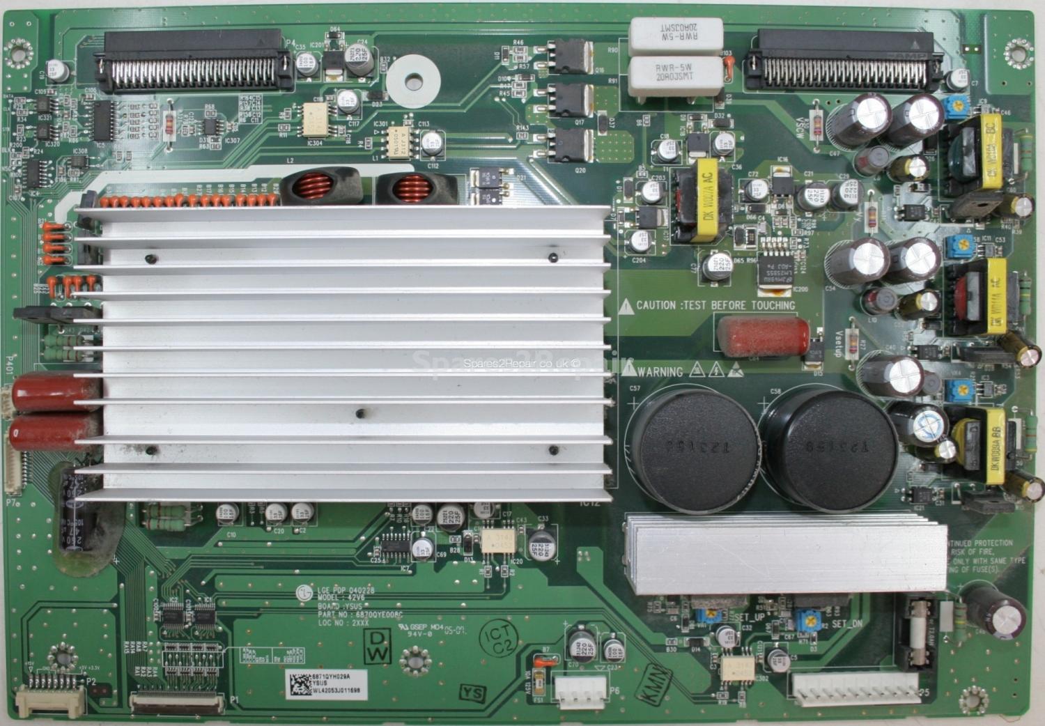 Goodmans GTV42P4 - YSUS - 6871QYH029A - 6870QYE008C - 42V6 YSUS - PDP 040228