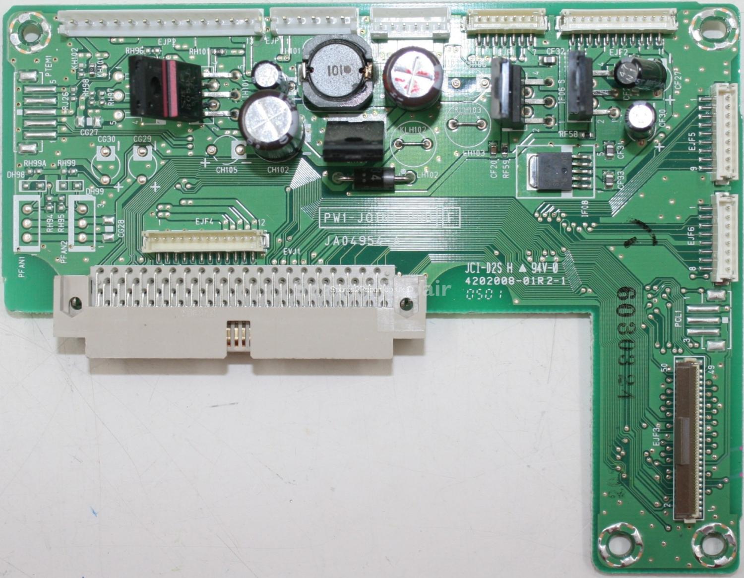 Hitachi 37PD5200E - Connector - JA04954-A - PW1-JOINT PWB