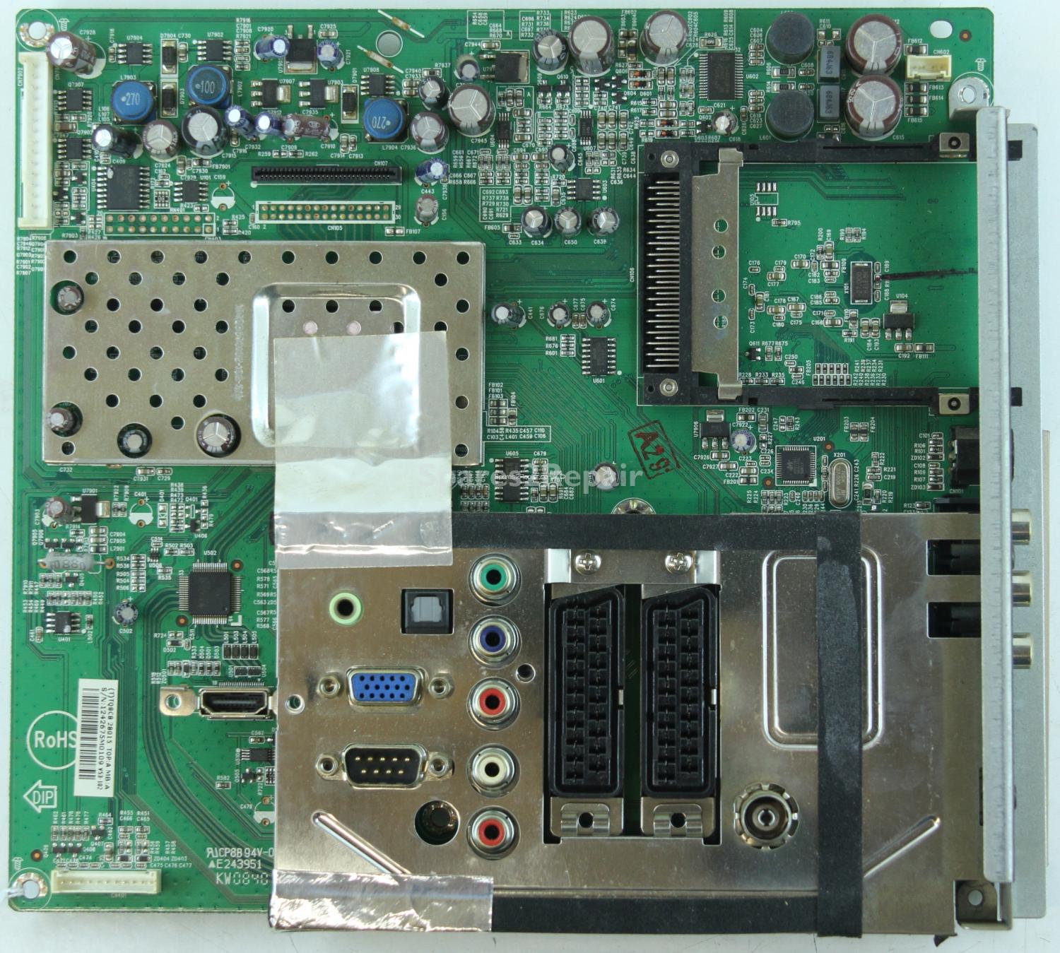 Hitachi 26LD4550U - Main AV - 715T3009-2 - Ver:A - (T)TQ8CB 2B015 - V53-102