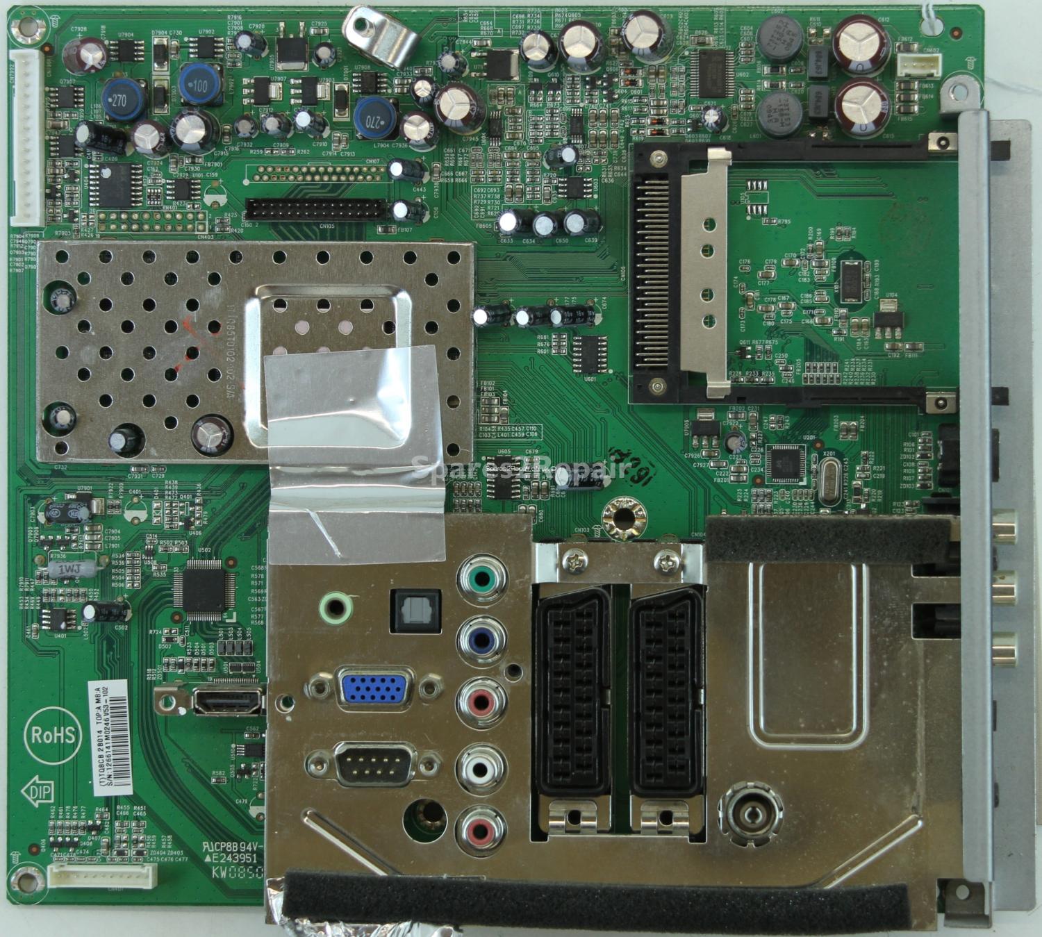 Hitachi 32LD4550U - Main AV - 715T3009-2 - Ver:A - TQ8CB 2B014 - V53-102