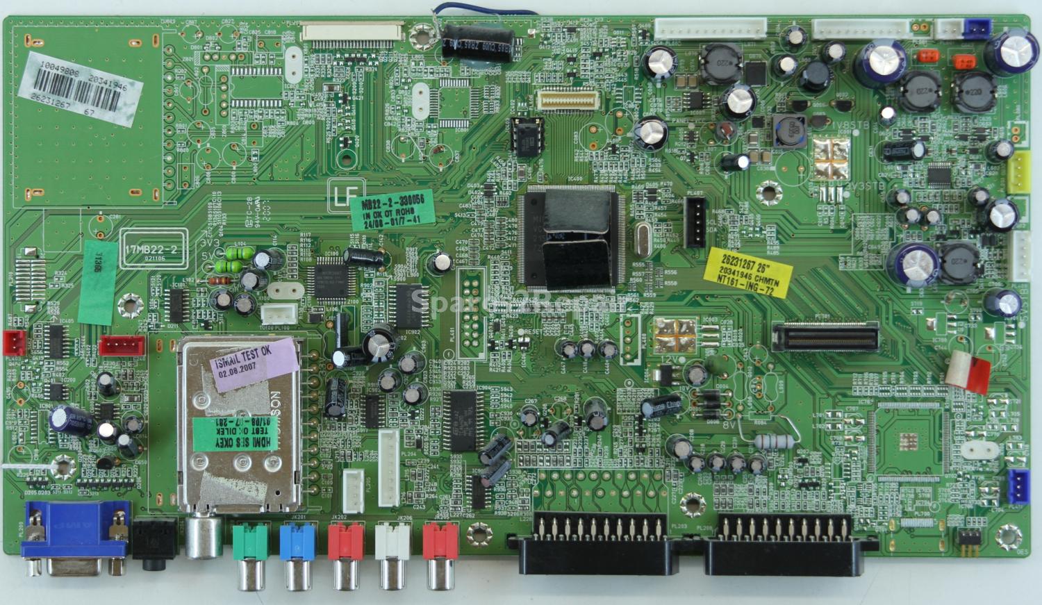 Hitachi L26H01U - Main AV - 17MB22-2 - 021106 - 20341946