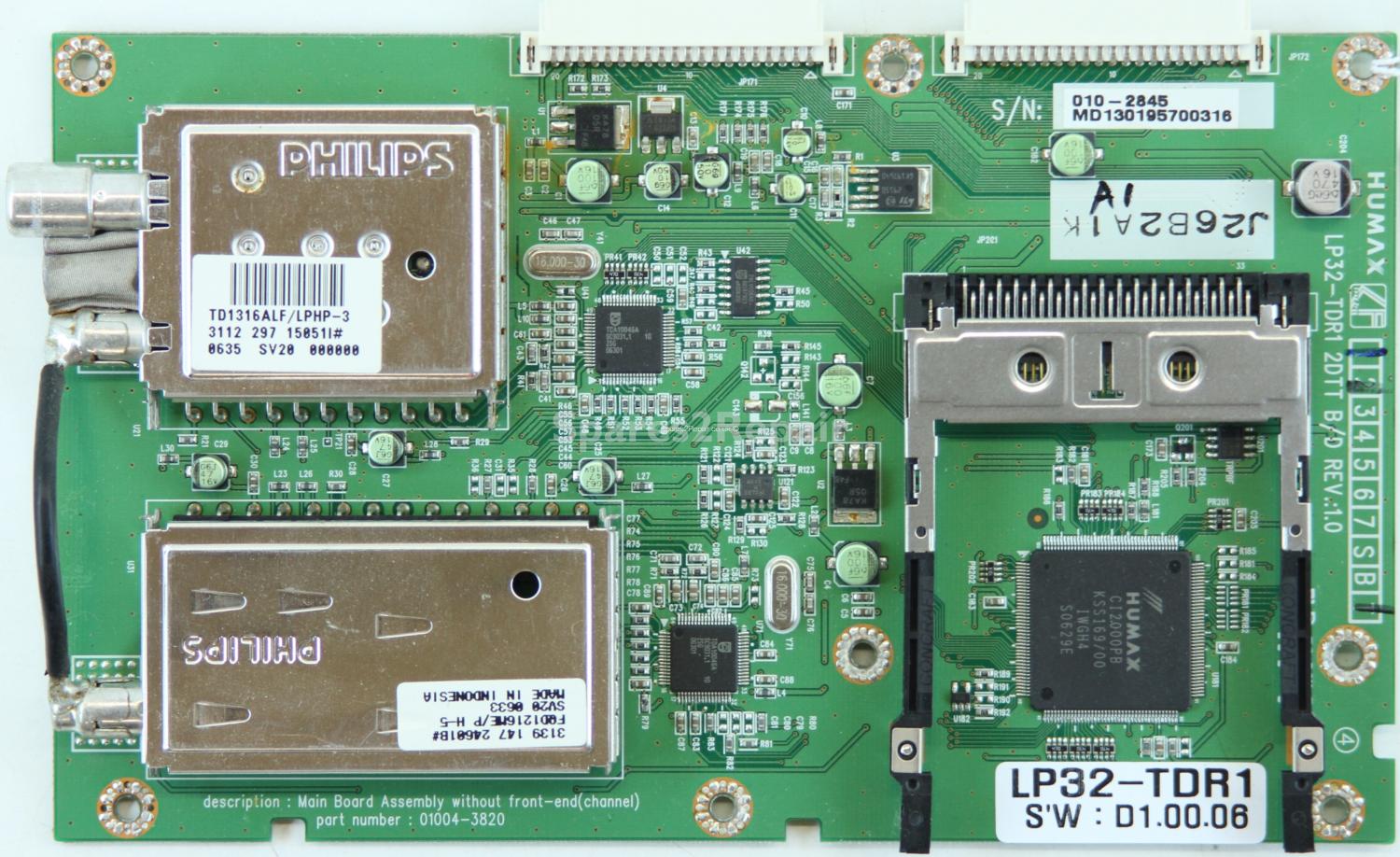 Humax LP40-TDR1 - DTV CIM - 01004-3820 - REV.:1.0