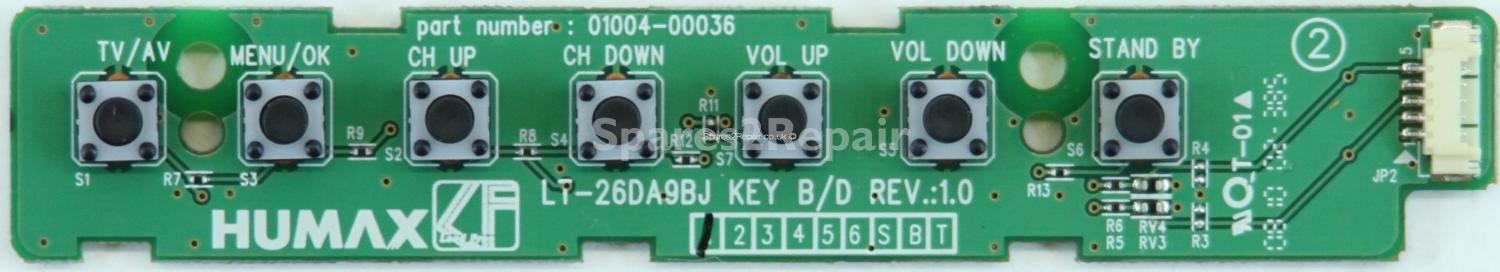 JVC LT-26DA9BJ - Buttons - 01004-00036 - REV:1.0