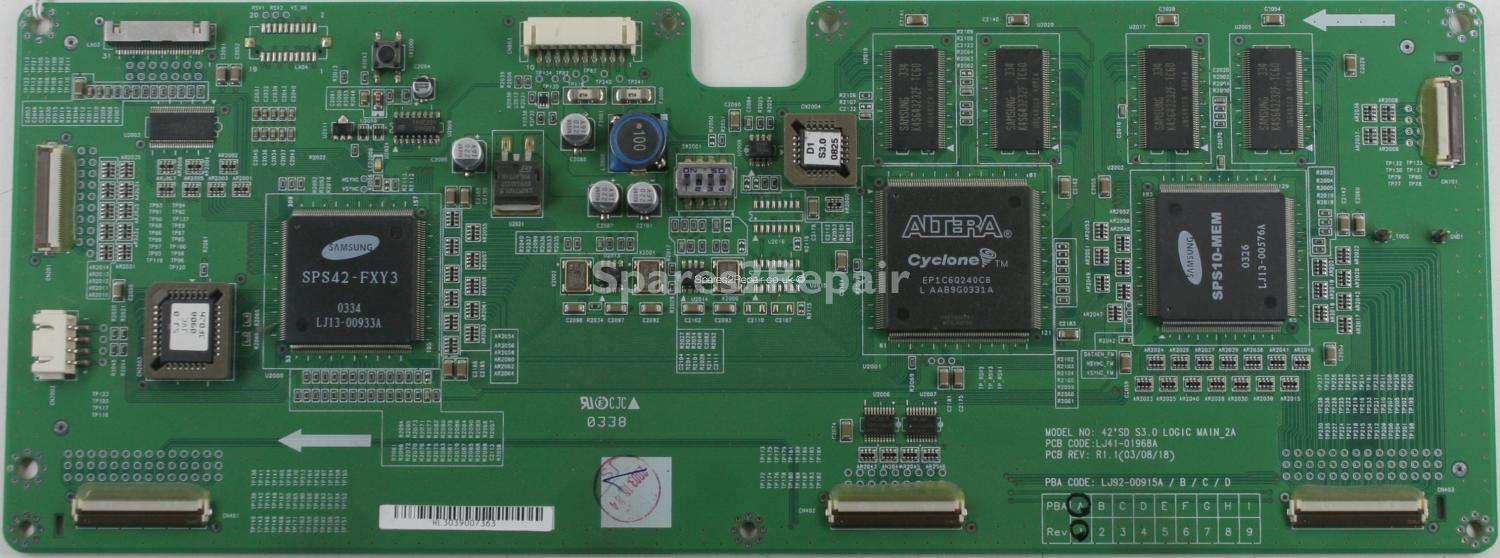 JVC VM-42V31BUE - LVDS - LJ92-00915A A1 - LJ41-01968A R1.1 - 42SD S3.0 LOGIC MAIN_2A