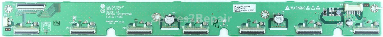 LG 42PX3RV-ZA - Buffer - 6871QRH055D - 6870QSE014B - LGE PDP 041227 - 42V7 XR