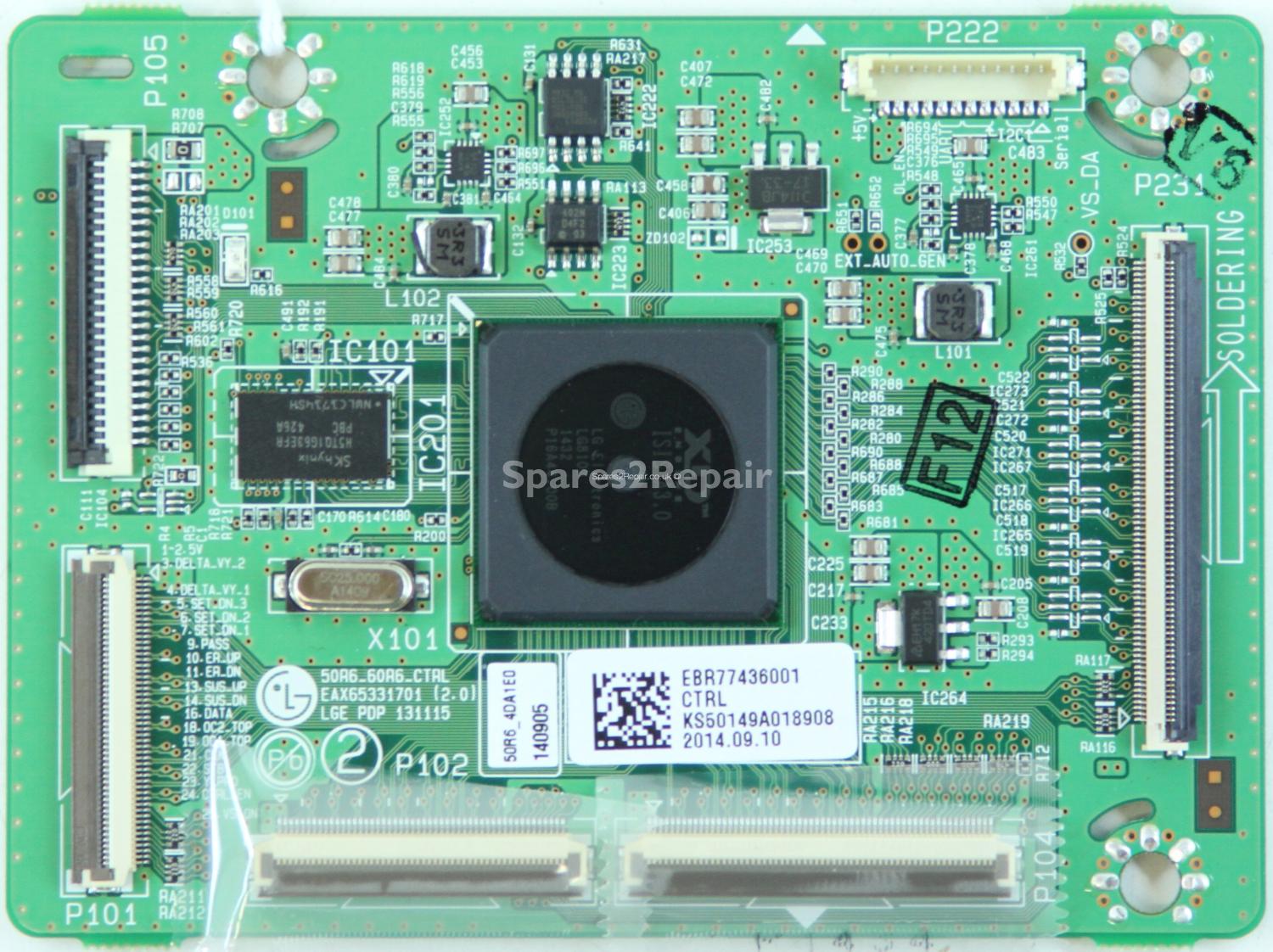 LG 50PB660V - Logic CTRL - EBR77436001 - EAX65331701 (2.0)