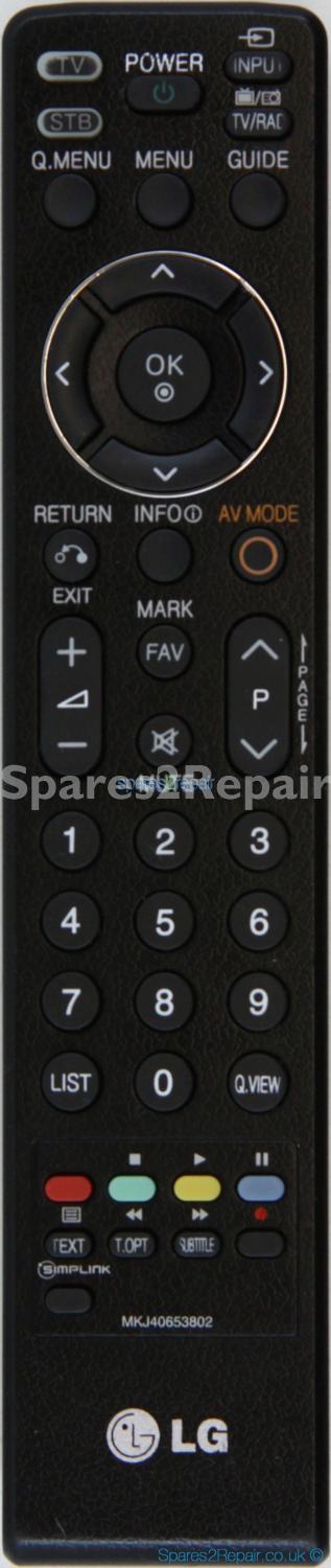 LG MKJ40653802 Remote Control (Original) (Genuine)