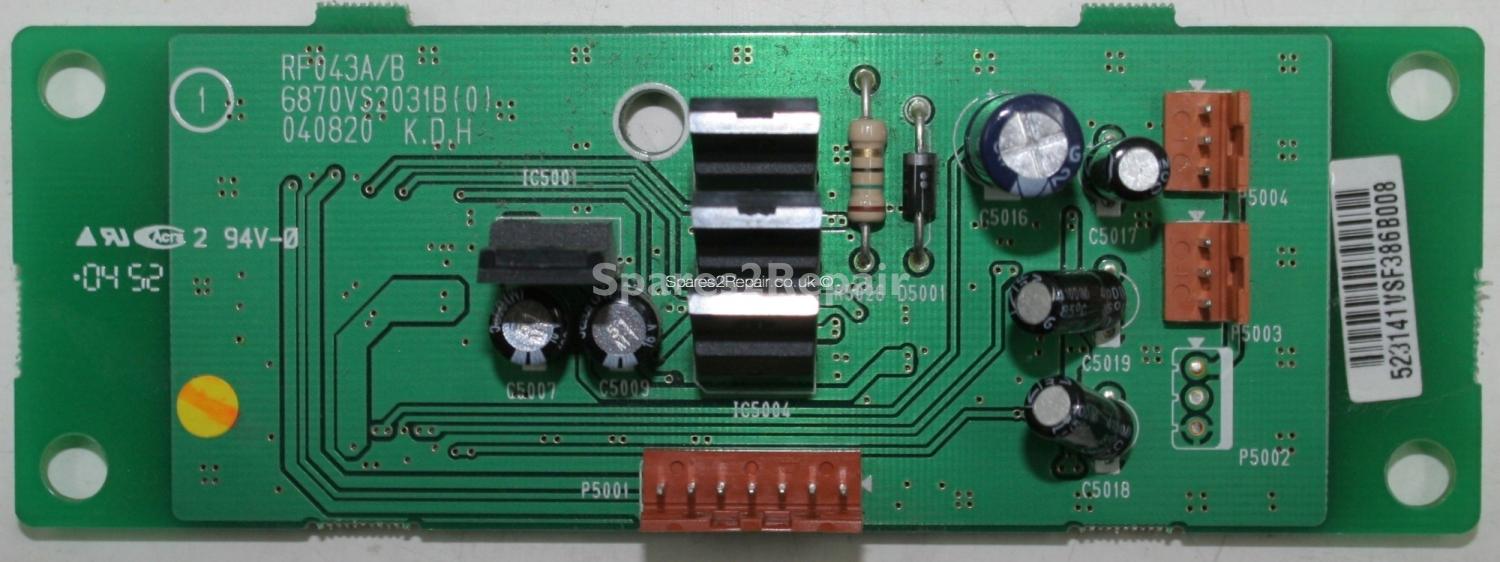 LG RZ-50PY10 - Board - 6870VS2031B(0) - RF043A-B - 040820