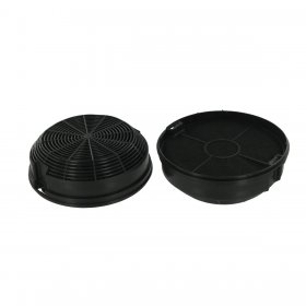 Universal Elica 'Type 47' Carbon Charcoal Cooker Hood Filters (150mm x 50mm, Pack of 2)