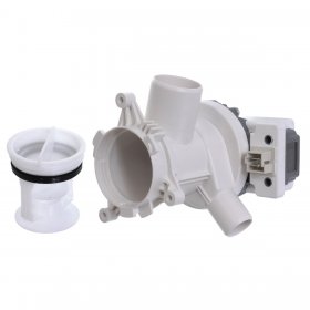 Compatible for Beko WM5140 Series Drain Pump Base & Filter Housing Assembly