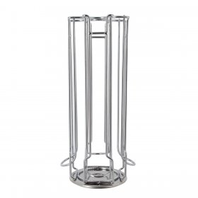 Compatible for Lavazza A Modo Mio Intenso 32 Piece, 4 Row Type Coffee Pod Capsule Holder Stand with 360° Rotatable Base